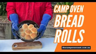 How to Make Camp Oven Bread Rolls - The Easiest Way Ever
