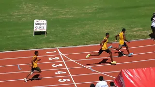 SNR BOYS 100M FINAL