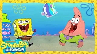 SpongeBob | SpongeBob und Patrick machen Seifenblasen-Tiere! | SpongeBob Schwammkopf