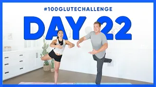 Day 22: Standing Attitude Pulse! | 100 Glute Challenge w/ Rocky Kanaka