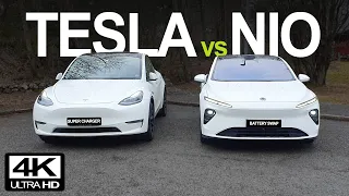 Head-to-Head: Model Y vs Nio ET7 - Battery SWAPPING or SUPERCHARGING on a road trip?