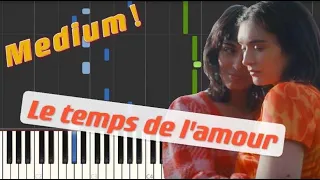 Bon Entendeur vs Françoise Hardy - Le temps de l'amour || Piano Tutorial (Medium)