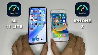 Mi 11 Lite Vs iPhone 8 - SPEED TEST