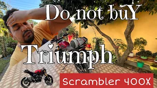 ❌Don’t buy Triumph Scrambler 400X without watching this ❌