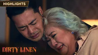 Doña Cielo couldn't believe what happened to Carlos | Dirty Linen (w/ English Subs)