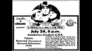 Emerson, Lake & Palmer - 7/24/77 Exhibition Stadium, Toronto, ON