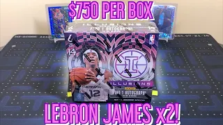 *LEBRON JAMES x2! $750 Per Box!* 2019-20 Panini Illusions Basketball Hobby Box Break