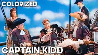 Captain Kidd | COLORIZED | Pirate Adventure Film | Classic Drama Movie