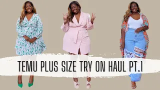 TEMU PLUS SIZE TRY ON HAUL PART 1| ACCESSORIES, SHOES AND CLOTHES| PRETTYNICI