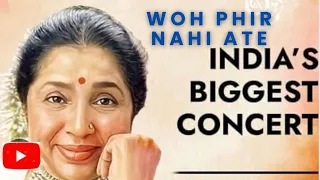Woh Phir Nahi Ate || Asha Bhosle Live Performance #asha@90