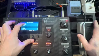 Creating a patch from scratch on the Zoom B6.