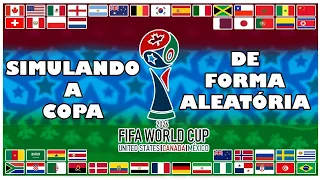 SIMULANDO A COPA DO MUNDO 2026 DE FORMA ALEATÓRIA!!!