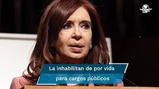 Cristina Fernández es condenada a seis años de prisión en el juicio por corrupción