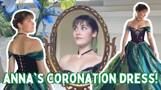 I Made Anna's Coronation Dress | DIY cosplay princess dress