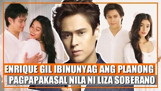 Enrique Gil NAGREACT at INAMIN ang TOTOONG PLANO nila ni Liza Soberano tungkol sa PAGPAPAKASAL