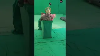 #shorts How Shoot Hanuman flying / Nirbhay Wadhwa / Hanuman Chalisa / V. Ganesha / Radha Krishna