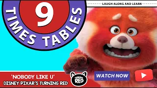 9 Times Table Song | Laugh Along and Learn | Nobody Like U from Turning Red