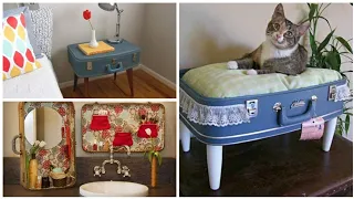 15 Old Suitcase Restoration Tips - What to do with old suitcases