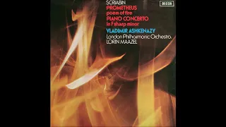 Alexander Scriabin : Concerto in F-sharp minor for piano and orchestra Op. 20 (1896)