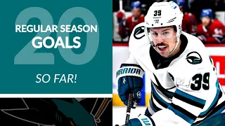 Logan Couture's First 20 Goals of 22/23 NHL Regular Season