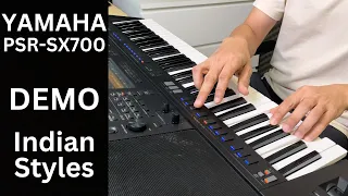 6 Yamaha PSR-SX700 Indian Styles Demo - No Talking