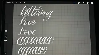 The Best Lettering Brush and Techniques to Use In Procreate!