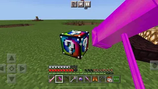 Spiral Lucky Block MOD in Minecraft PE