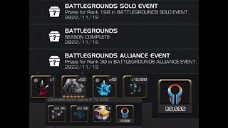 Battlegrounds Season Rewards and Impressive Fights