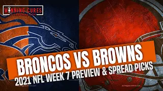 Denver Broncos vs Cleveland Browns 2021 NFL Week 7 Picks Against the Spread