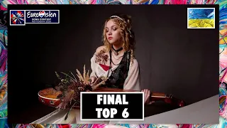 TOP 6 | VIDBIR 2020 - FINAL | EUROVISION SONG CONTEST 2020 | UKRAINE