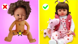 Transformação Incrível de Boneca Velha em Bebe Reborn 😍