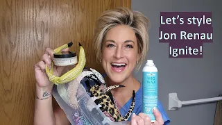TIP TUESDAY: STYLE a wig with me!  Jon Renau Ignite a short wig with so much styling potential!