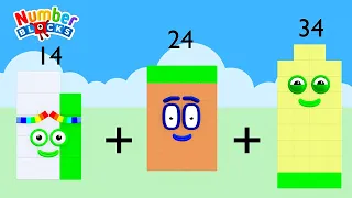 Numberblocks v Numberjacks Adding Multiple Random Digits 4