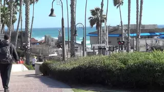 Amtrak Train in Reverse At the San Clemente Pier Part 2