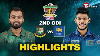 Highlights | Bangladesh vs Sri Lanka | 2nd ODI | T Sports