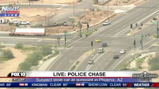 SHOCKING END: Police Chase Stolen Corvette In Phoenix, AZ (FNN)