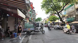 Walking Hanoi, Vietnam : Hoan Kiem District to Ba Đình District in Afternoon