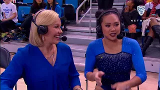 Peng-Peng Lee Speaks with Pac-12 Network after her Fnal Routine