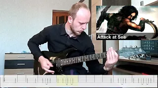 OST Prince Of Persia - Attack At Sea. Guitar cover with screen tabs