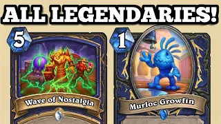 Turn EVERYTHING into a LEGENDARY! The largest FIVE DROP in Hearthstone history!