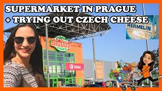 SUPERMARKET IN PRAGUE // TRYING OUT CZECH CHEESES