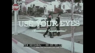 1970s POLICE TRAINING FILM    IDENTIFICATION OF NARCOTICS & ILLEGAL DRUGS  "USE YOUR EYES" XD13484z