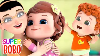 Sister song for kids | brother sister love |cartoon songs| Super Bobo 4K Nursery Rhymes & Kids Songs