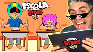 A ESCOLA DO BRAWL STARS!! MELHORES DESENHOS ANIMADOS!!