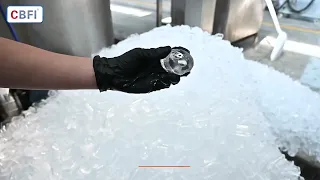 50 tons Stainless Steel Tube Ice Machine Testing!! Escellent Ice Production.41mm Ice Diameter. 🧊🧊