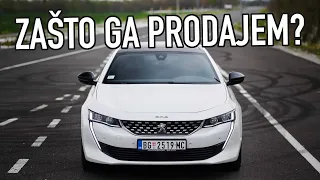 MANE I PREDNOSTI POSLE 6000 km VOŽNJE - Peugeot 508 GT Line