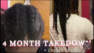 4 Month Old Braid Takedown🤢| EXTREME GROWTH 😮🫢