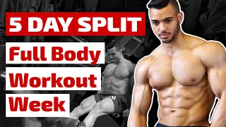 Full Workout Week for a Perfect Physique - 5 Day Split with Top Trainer Justin