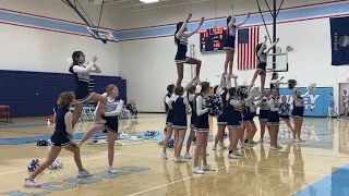 Riley County Middle School Cheer Halftime Routine 2/8/24