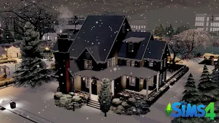 BASE GAME Christmas Family House 🎄 Speed Builds | The Sims 4